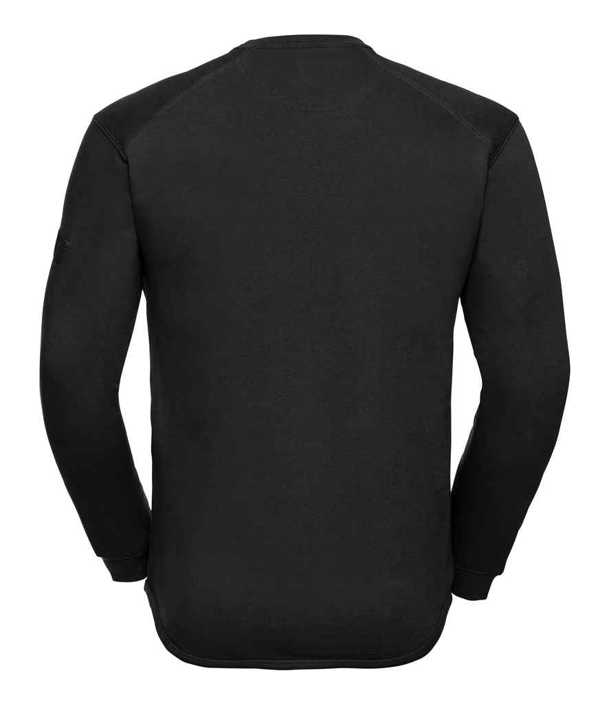 Russell Heavyweight Sweatshirt in by Russell — Custom branded clothing by Print Press, featuring premium embroidery produced in our specialist print lab in the UK.