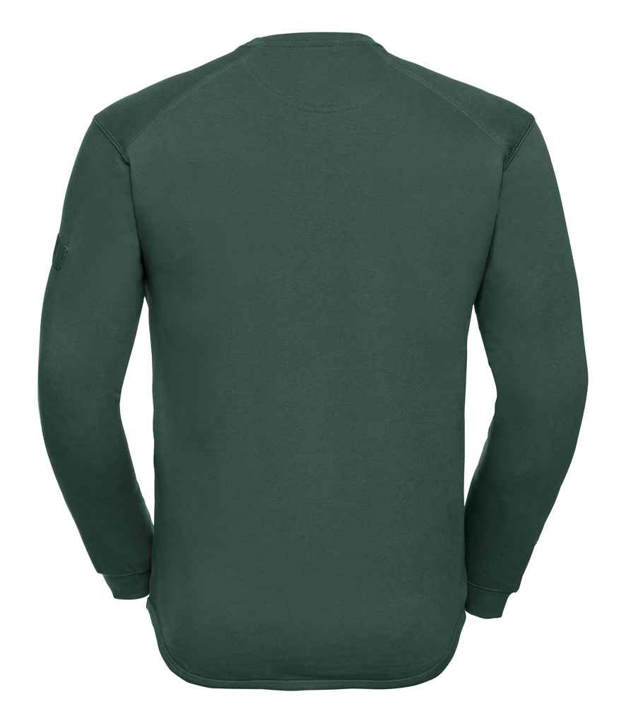 Russell Heavyweight Sweatshirt in by Russell — Custom branded clothing by Print Press, featuring premium embroidery produced in our specialist print lab in the UK.
