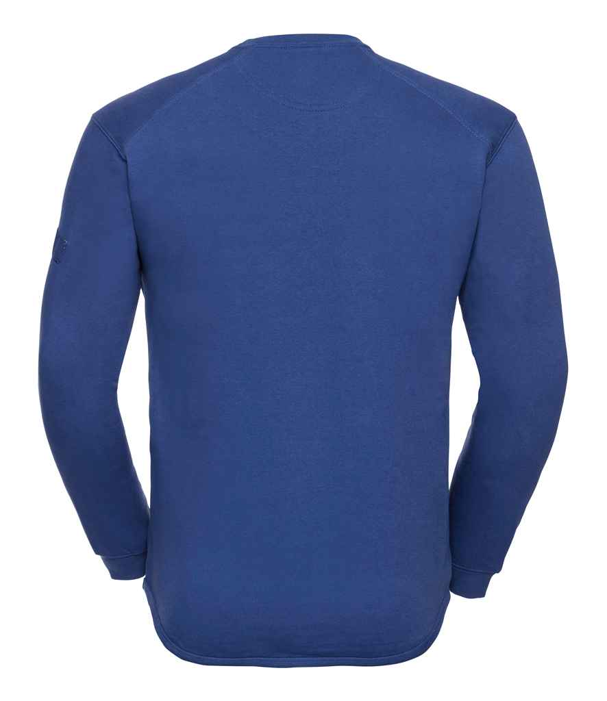 Russell Heavyweight Sweatshirt in by Russell — Custom branded clothing by Print Press, featuring premium embroidery produced in our specialist print lab in the UK.