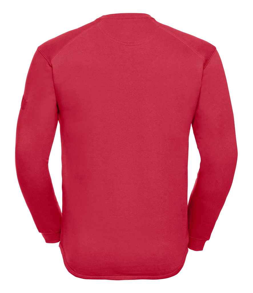 Russell Heavyweight Sweatshirt in by Russell — Custom branded clothing by Print Press, featuring premium embroidery produced in our specialist print lab in the UK.