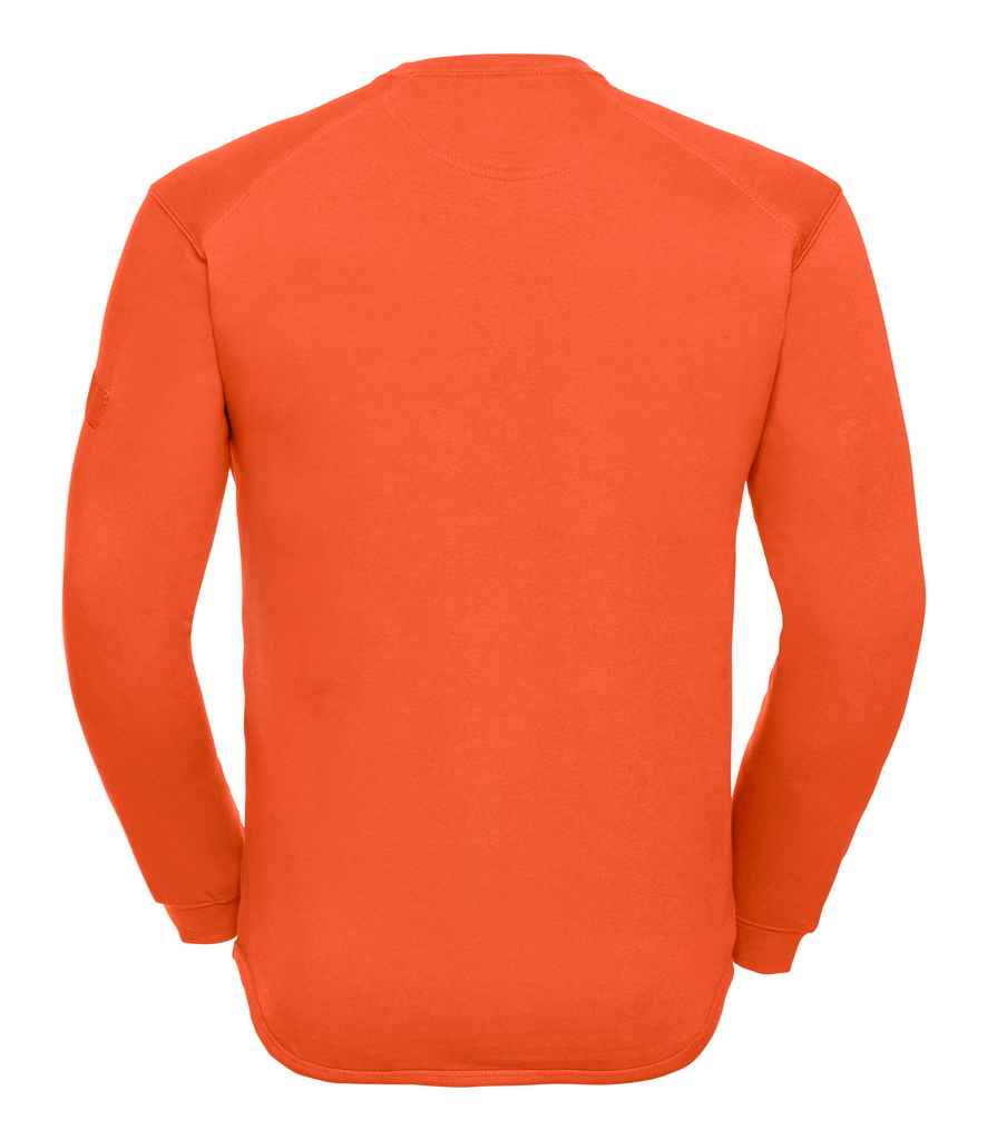 Russell Heavyweight Sweatshirt in by Russell — Custom branded clothing by Print Press, featuring premium embroidery produced in our specialist print lab in the UK.