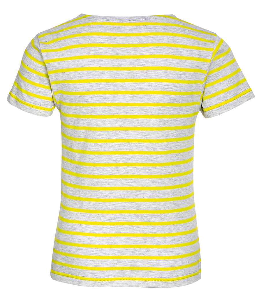SOLS Kids Miles Striped T-Shirt in by SOL'S — Custom branded clothing by Print Press, featuring premium embroidery produced in our specialist print lab in the UK.