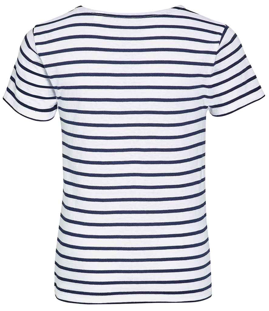 SOLS Kids Miles Striped T-Shirt in by SOL'S — Custom branded clothing by Print Press, featuring premium embroidery produced in our specialist print lab in the UK.