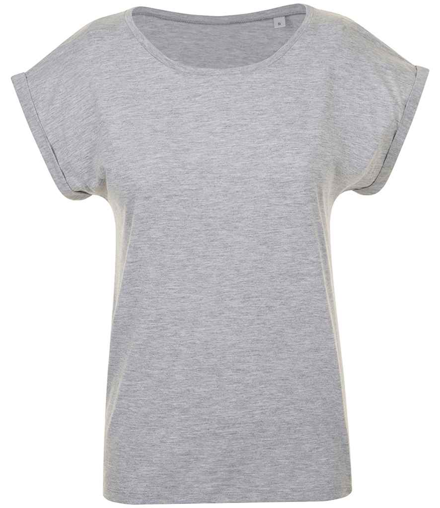 SOL'S Ladies Melba T-Shirt in Grey Marl by SOL'S — Custom branded clothing by Print Press, featuring premium embroidery produced in our specialist print lab in the UK.