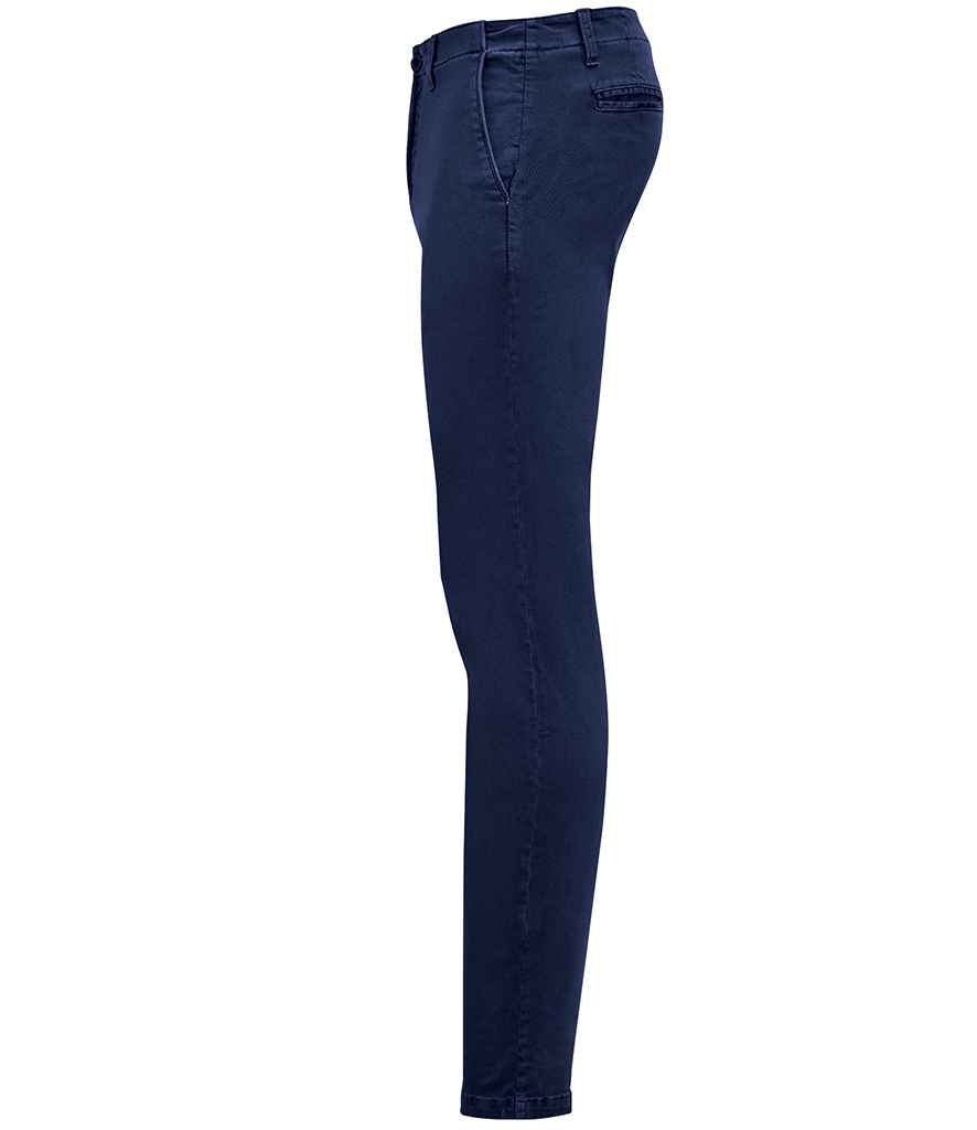 SOL'S Jules Chino Trousers in by SOL'S — Custom branded clothing by Print Press, featuring premium embroidery produced in our specialist print lab in the UK.