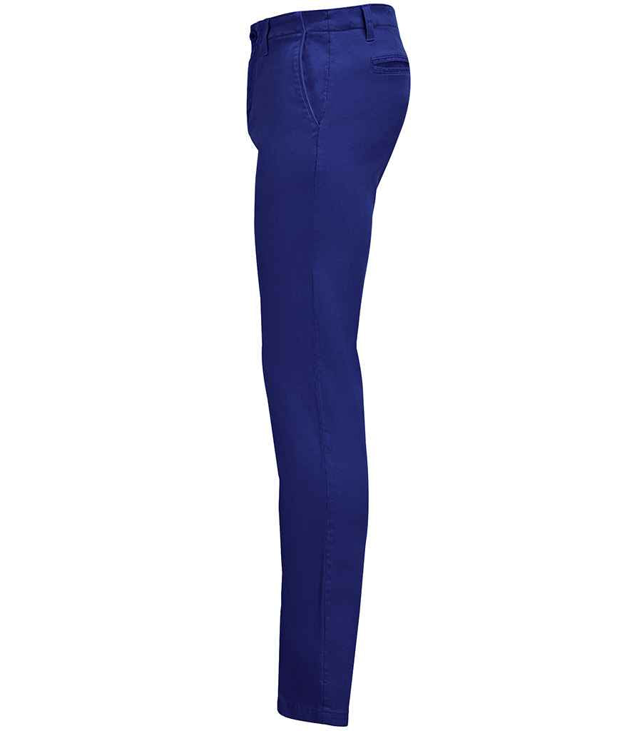 SOL'S Jules Chino Trousers in by SOL'S — Custom branded clothing by Print Press, featuring premium embroidery produced in our specialist print lab in the UK.