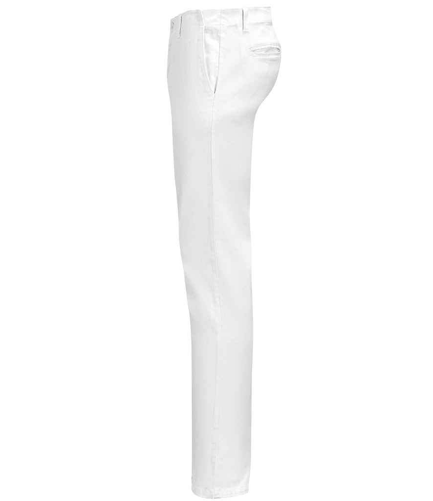 SOL'S Jules Chino Trousers in by SOL'S — Custom branded clothing by Print Press, featuring premium embroidery produced in our specialist print lab in the UK.
