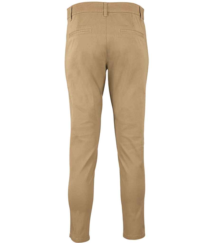 SOL'S Ladies Jules Chino Trousers in by SOL'S — Custom branded clothing by Print Press, featuring premium embroidery produced in our specialist print lab in the UK.