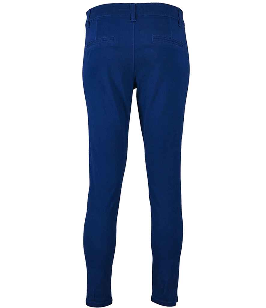 SOL'S Ladies Jules Chino Trousers in by SOL'S — Custom branded clothing by Print Press, featuring premium embroidery produced in our specialist print lab in the UK.