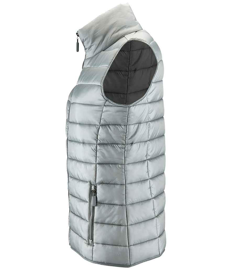 SOL'S Ladies Wave Bodywarmer in by SOL'S — Custom branded clothing by Print Press, featuring premium embroidery produced in our specialist print lab in the UK.