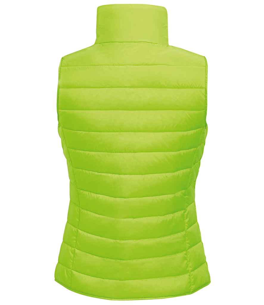 SOL'S Ladies Wave Bodywarmer in by SOL'S — Custom branded clothing by Print Press, featuring premium embroidery produced in our specialist print lab in the UK.