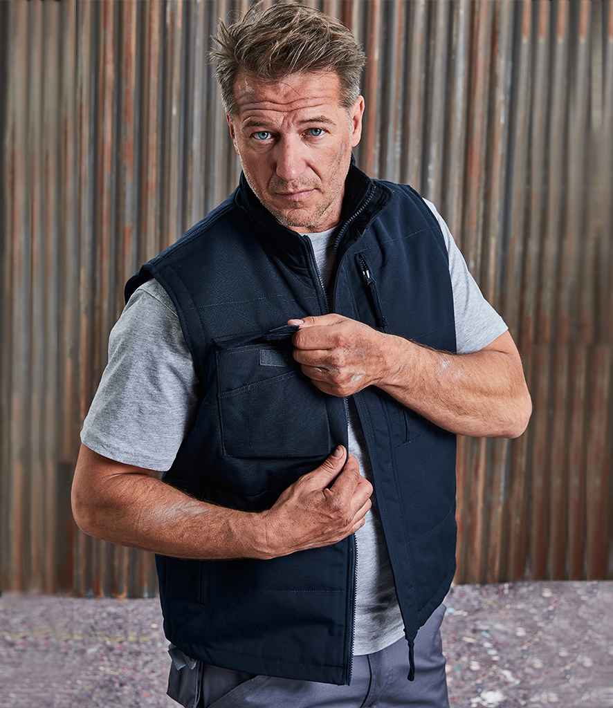 Russell Gilet in French Navy by Russell — Custom branded clothing by Print Press, featuring premium embroidery produced in our specialist print lab in the UK.