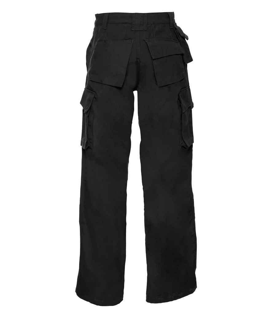 Russell Heavy Duty Work Trousers in by Russell — Custom branded clothing by Print Press, featuring premium embroidery produced in our specialist print lab in the UK.