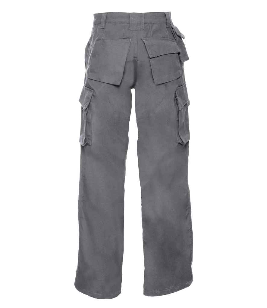 Russell Heavy Duty Work Trousers in by Russell — Custom branded clothing by Print Press, featuring premium embroidery produced in our specialist print lab in the UK.