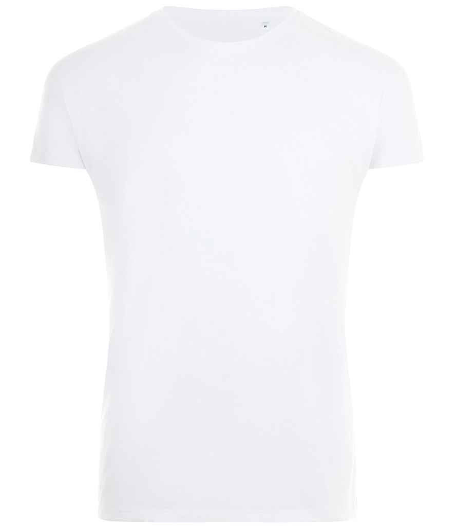 SOL'S Magma Sublimation T-Shirt in White by SOL'S — Custom branded clothing by Print Press, featuring premium embroidery produced in our specialist print lab in the UK.