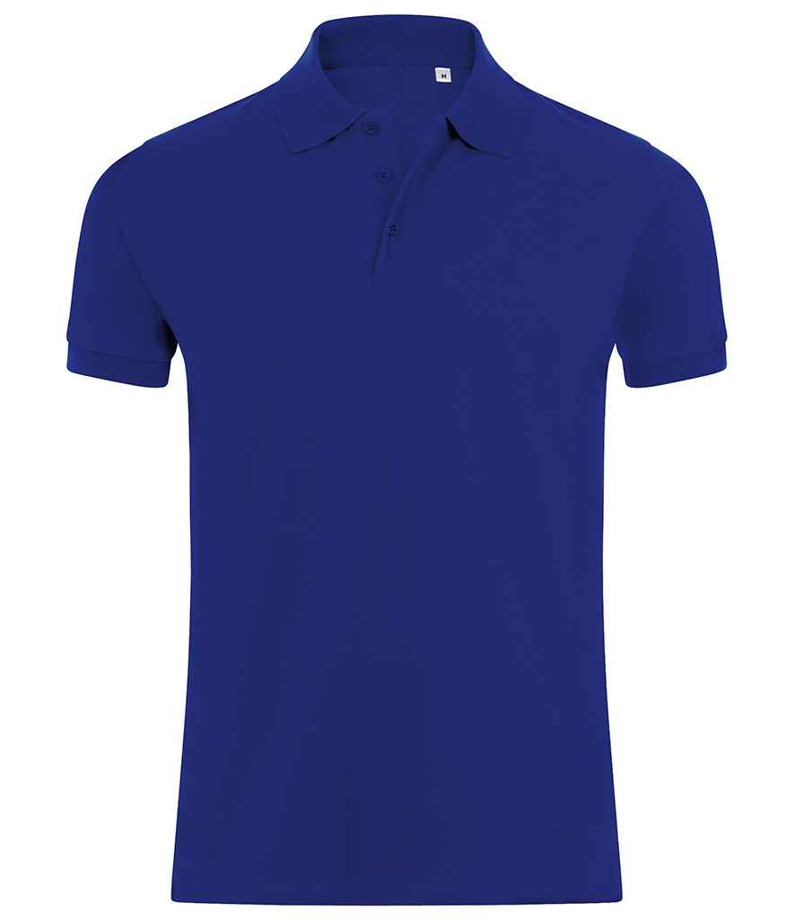 SOL'S Phoenix Piqué Polo Shirt in Ultramarine by SOL'S — Custom branded clothing by Print Press, featuring premium embroidery produced in our specialist print lab in the UK.