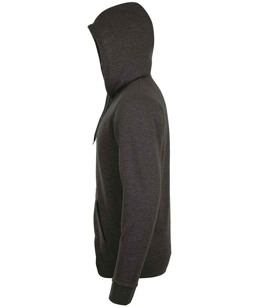 SOL'S Stone Zip Hooded Sweatshirt in by SOL'S — Custom branded clothing by Print Press, featuring premium embroidery produced in our specialist print lab in the UK.