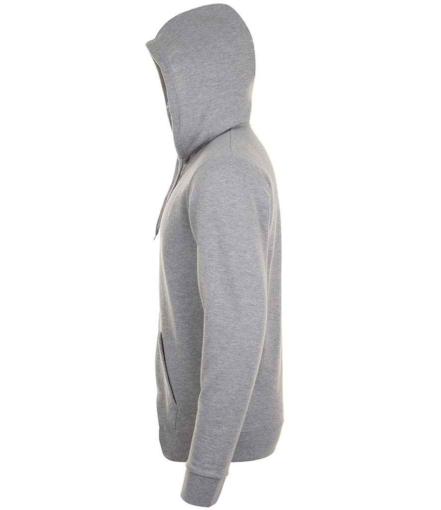 SOL'S Stone Zip Hooded Sweatshirt in by SOL'S — Custom branded clothing by Print Press, featuring premium embroidery produced in our specialist print lab in the UK.