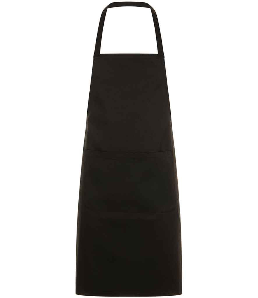 SOL'S Gramercy Bib Apron in ONE Black by SOL'S — Custom branded clothing by Print Press, featuring premium embroidery produced in our specialist print lab in the UK.