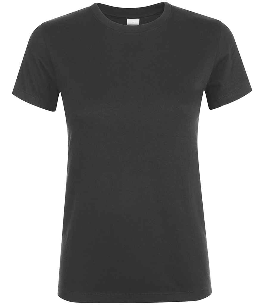 SOL'S Ladies Regent T-Shirt in Dark Grey by SOL'S — Custom branded clothing by Print Press, featuring premium embroidery produced in our specialist print lab in the UK.
