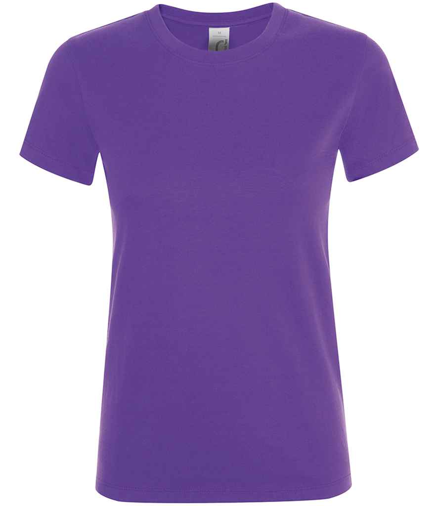 SOL'S Ladies Regent T-Shirt in Dark Purple by SOL'S — Custom branded clothing by Print Press, featuring premium embroidery produced in our specialist print lab in the UK.