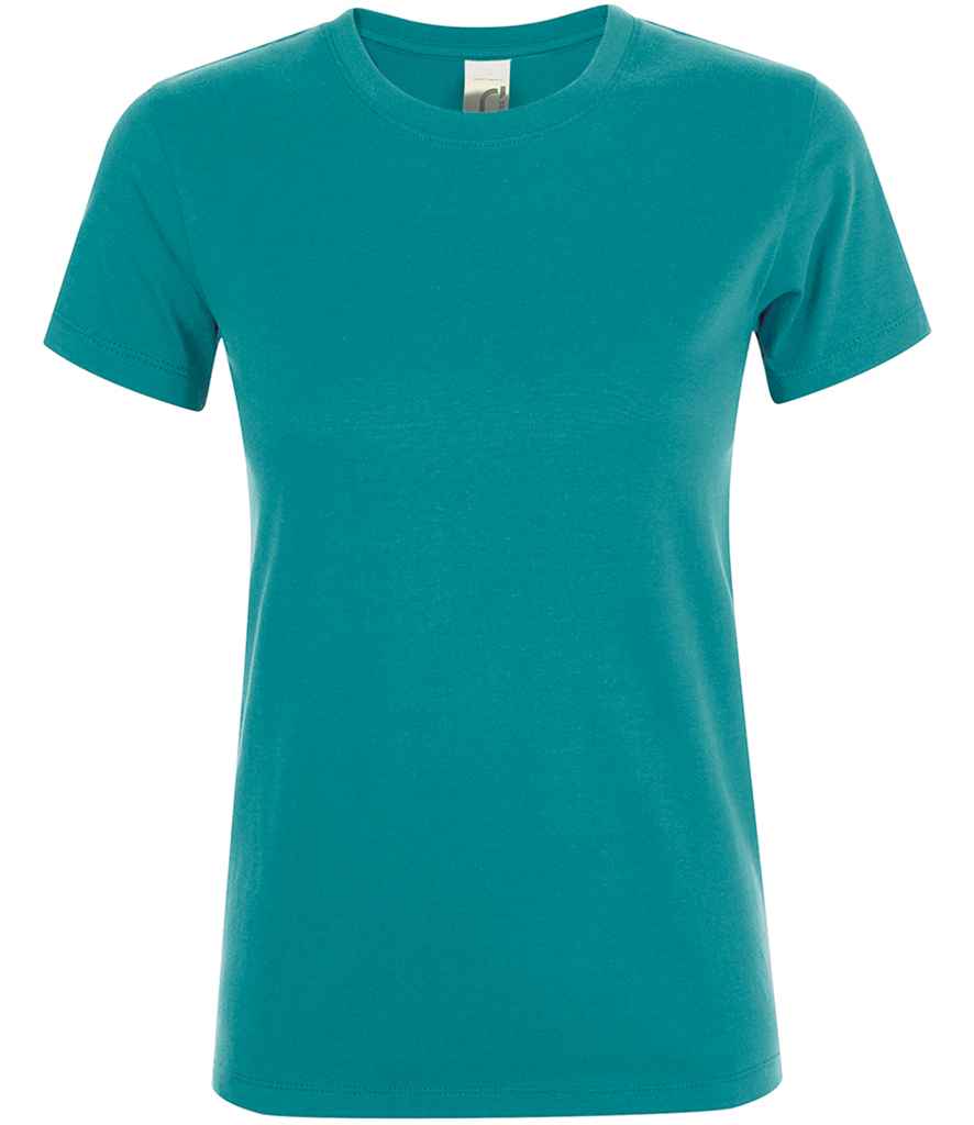 SOL'S Ladies Regent T-Shirt in Duck Blue by SOL'S — Custom branded clothing by Print Press, featuring premium embroidery produced in our specialist print lab in the UK.