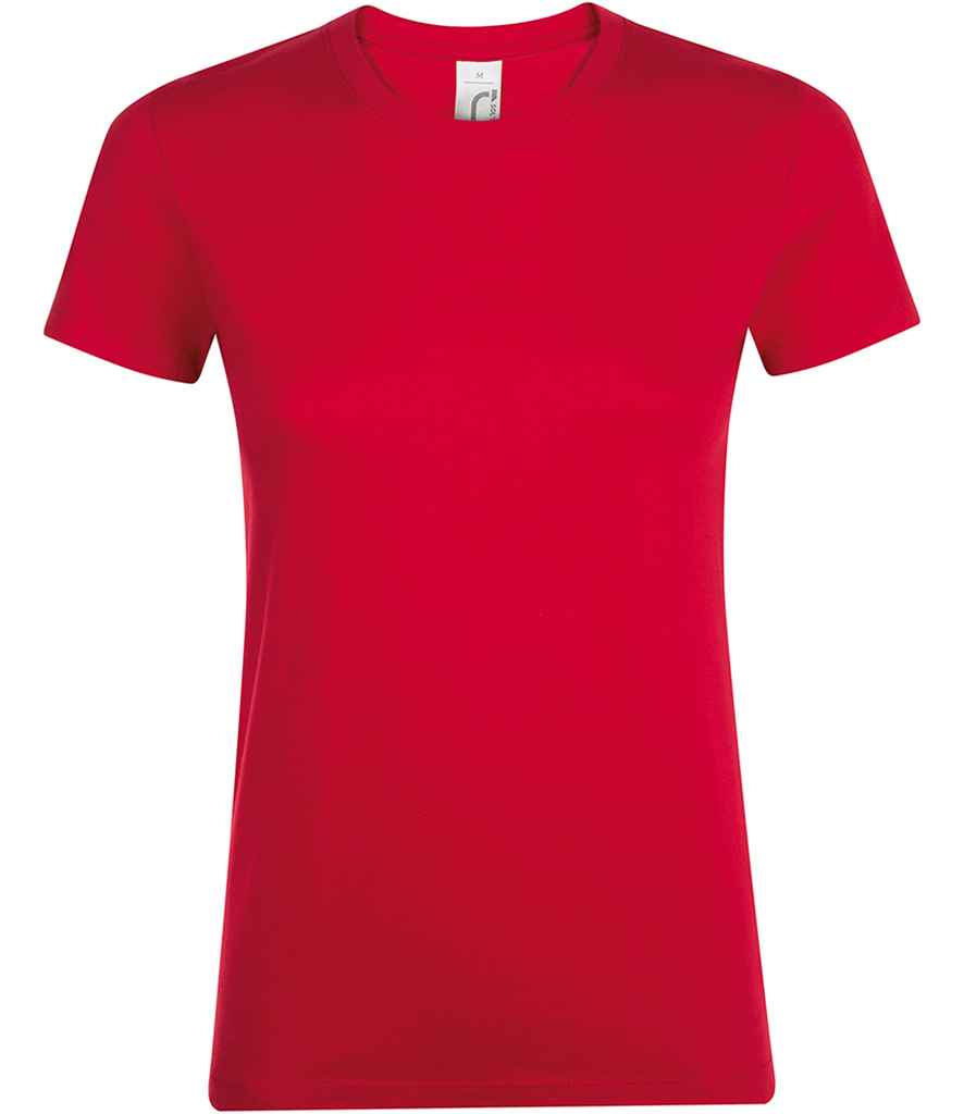 SOL'S Ladies Regent T-Shirt in Red by SOL'S — Custom branded clothing by Print Press, featuring premium embroidery produced in our specialist print lab in the UK.