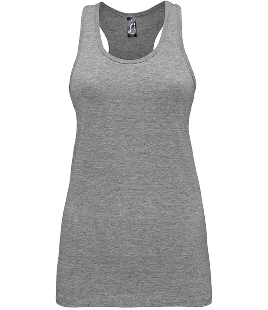 SOL'S Ladies Justin Vest in Grey Marl by SOL'S — Custom branded clothing by Print Press, featuring premium embroidery produced in our specialist print lab in the UK.