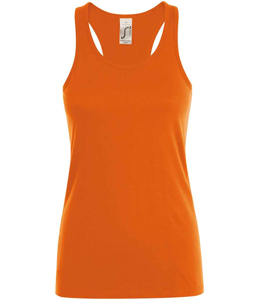 SOL'S Ladies Justin Vest in Orange by SOL'S — Custom branded clothing by Print Press, featuring premium embroidery produced in our specialist print lab in the UK.