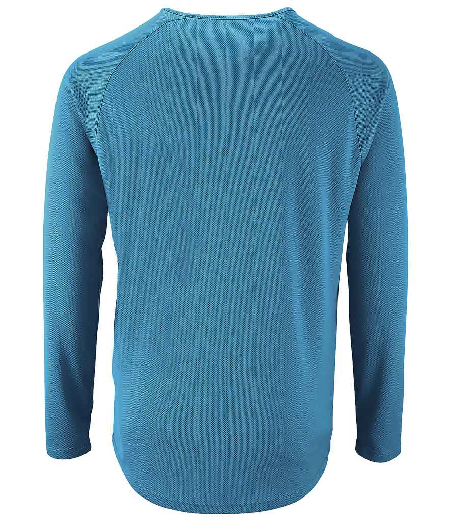 SOL'S Sporty Long Sleeve Performance T-Shirt in by SOL'S — Custom branded clothing by Print Press, featuring premium embroidery produced in our specialist print lab in the UK.