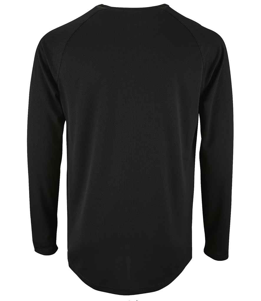 SOL'S Sporty Long Sleeve Performance T-Shirt in by SOL'S — Custom branded clothing by Print Press, featuring premium embroidery produced in our specialist print lab in the UK.