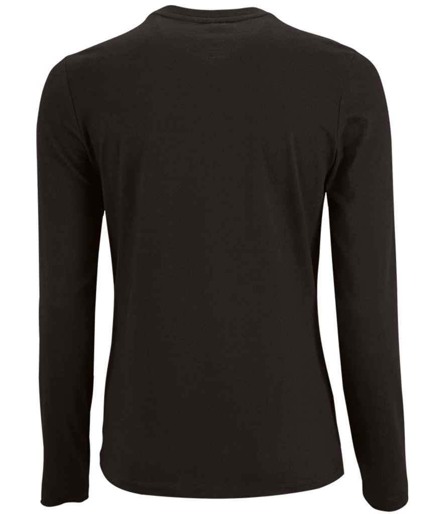 SOL'S Ladies Imperial Long Sleeve T-Shirt in by SOL'S — Custom branded clothing by Print Press, featuring premium embroidery produced in our specialist print lab in the UK.