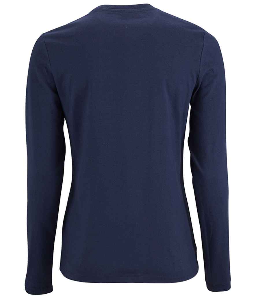 SOL'S Ladies Imperial Long Sleeve T-Shirt in by SOL'S — Custom branded clothing by Print Press, featuring premium embroidery produced in our specialist print lab in the UK.