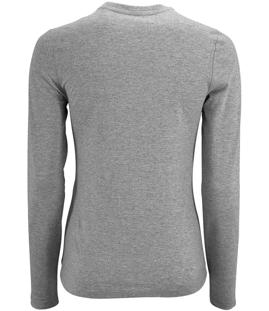 SOL'S Ladies Imperial Long Sleeve T-Shirt in by SOL'S — Custom branded clothing by Print Press, featuring premium embroidery produced in our specialist print lab in the UK.