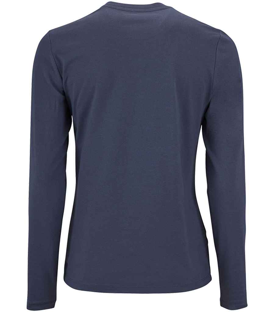 SOL'S Ladies Imperial Long Sleeve T-Shirt in by SOL'S — Custom branded clothing by Print Press, featuring premium embroidery produced in our specialist print lab in the UK.