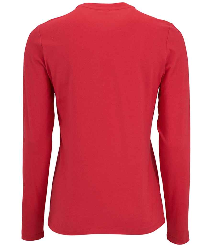 SOL'S Ladies Imperial Long Sleeve T-Shirt in by SOL'S — Custom branded clothing by Print Press, featuring premium embroidery produced in our specialist print lab in the UK.