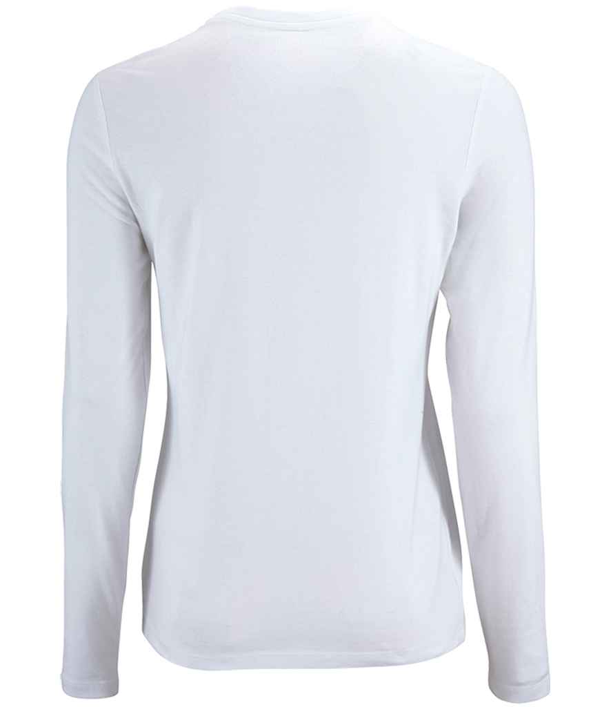 SOL'S Ladies Imperial Long Sleeve T-Shirt in by SOL'S — Custom branded clothing by Print Press, featuring premium embroidery produced in our specialist print lab in the UK.