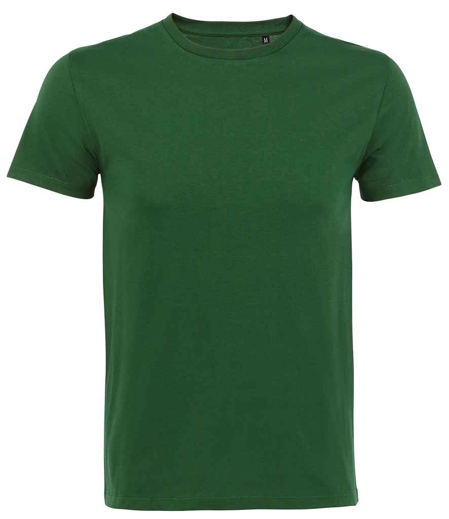 SOL'S Milo Organic T-Shirt in Bottle Green by SOL'S — Custom branded clothing by Print Press, featuring premium embroidery produced in our specialist print lab in the UK.