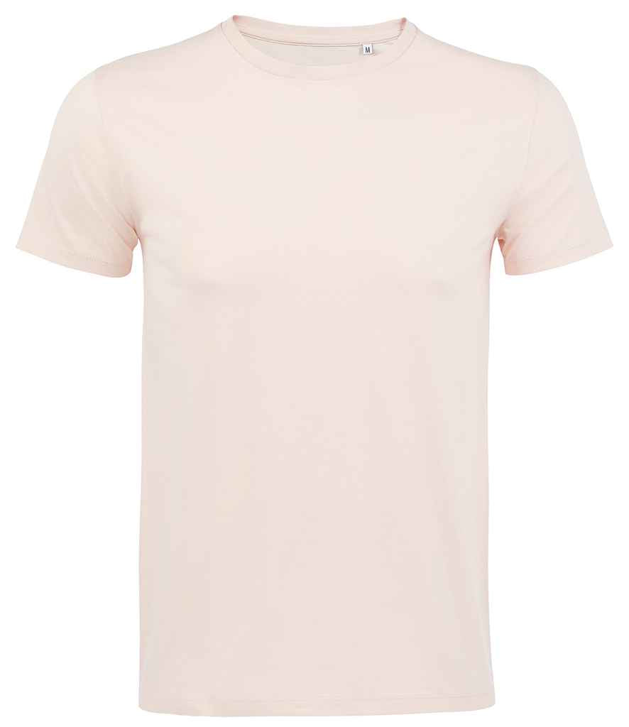 SOL'S Milo Organic T-Shirt in Creamy Pink by SOL'S — Custom branded clothing by Print Press, featuring premium embroidery produced in our specialist print lab in the UK.