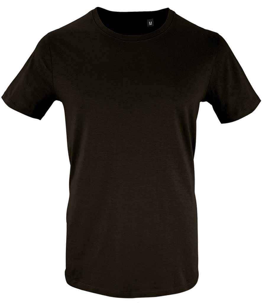 SOL'S Milo Organic T-Shirt in Deep Black by SOL'S — Custom branded clothing by Print Press, featuring premium embroidery produced in our specialist print lab in the UK.