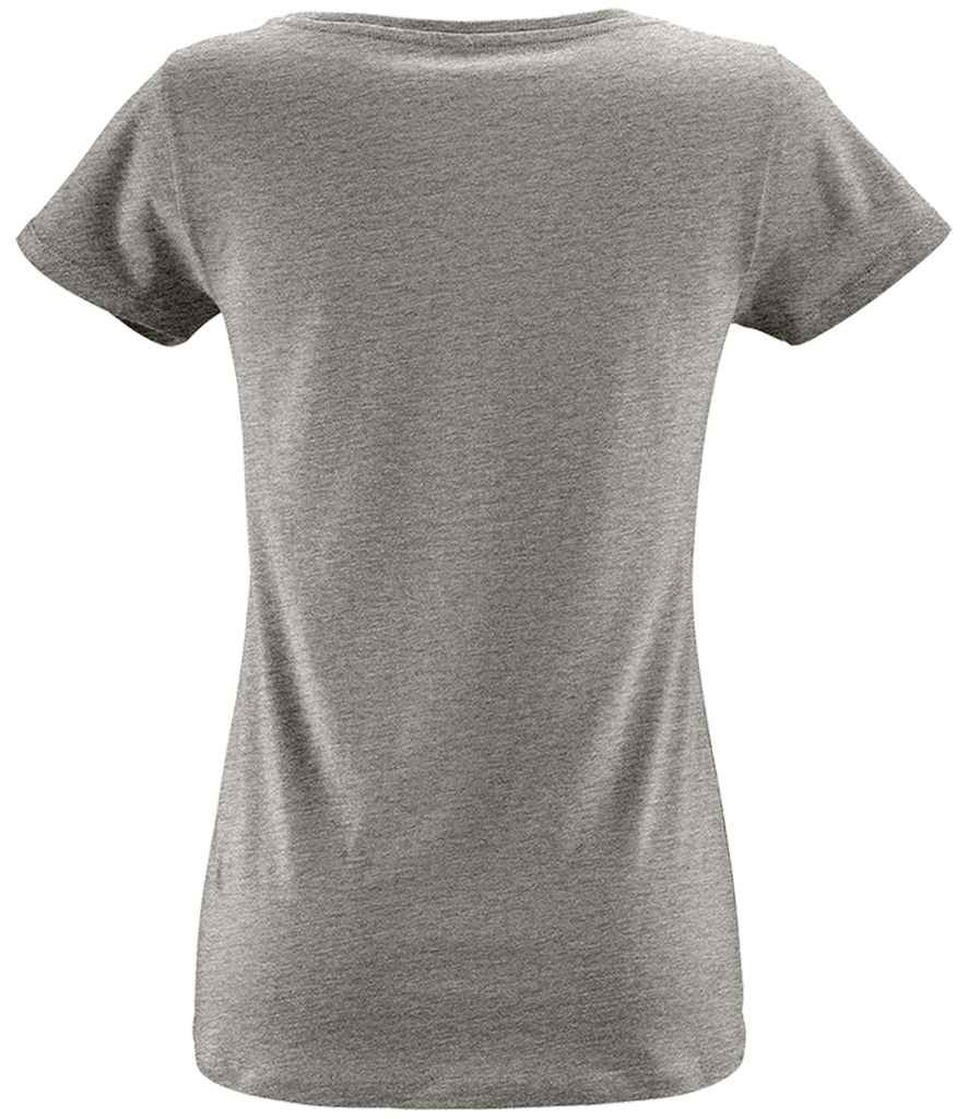 SOL'S Ladies Milo Organic T-Shirt in by SOL'S — Custom branded clothing by Print Press, featuring premium embroidery produced in our specialist print lab in the UK.
