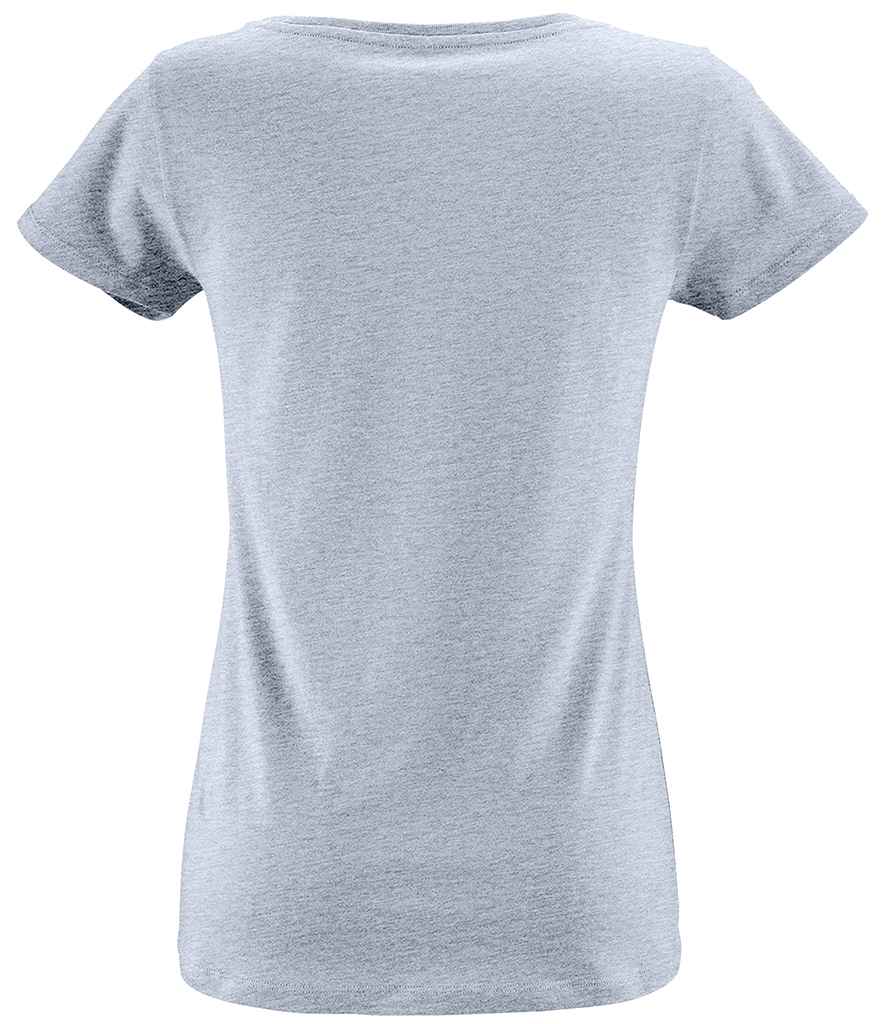 SOL'S Ladies Milo Organic T-Shirt in by SOL'S — Custom branded clothing by Print Press, featuring premium embroidery produced in our specialist print lab in the UK.
