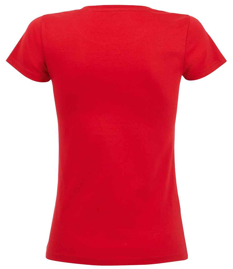 SOL'S Ladies Milo Organic T-Shirt in by SOL'S — Custom branded clothing by Print Press, featuring premium embroidery produced in our specialist print lab in the UK.