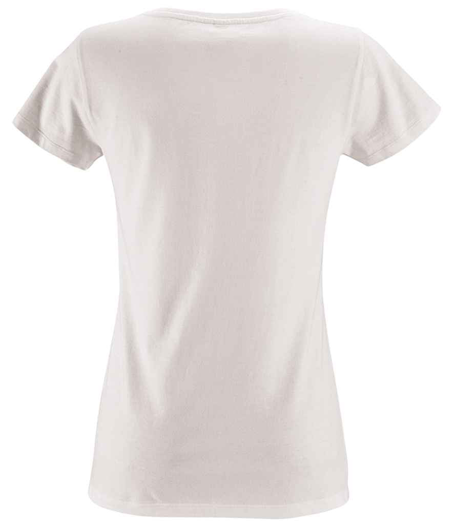 SOL'S Ladies Milo Organic T-Shirt in by SOL'S — Custom branded clothing by Print Press, featuring premium embroidery produced in our specialist print lab in the UK.