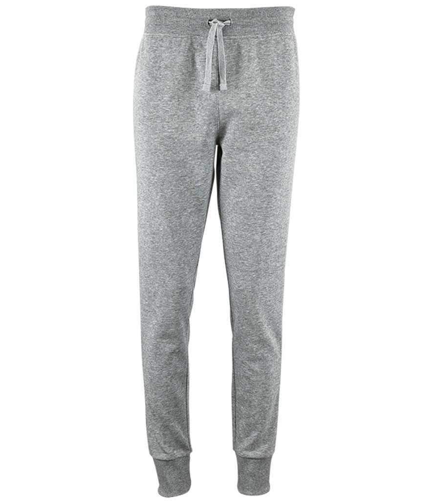 SOL'S Ladies Jake Slim Fit Jog Pants in Grey Marl by SOL'S — Custom branded clothing by Print Press, featuring premium embroidery produced in our specialist print lab in the UK.