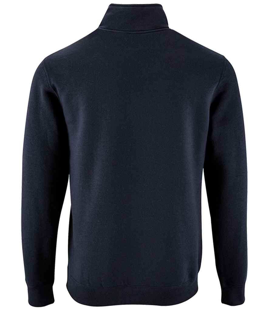 SOL'S Stan Contrast Zip Neck Sweatshirt in by SOL'S — Custom branded clothing by Print Press, featuring premium embroidery produced in our specialist print lab in the UK.