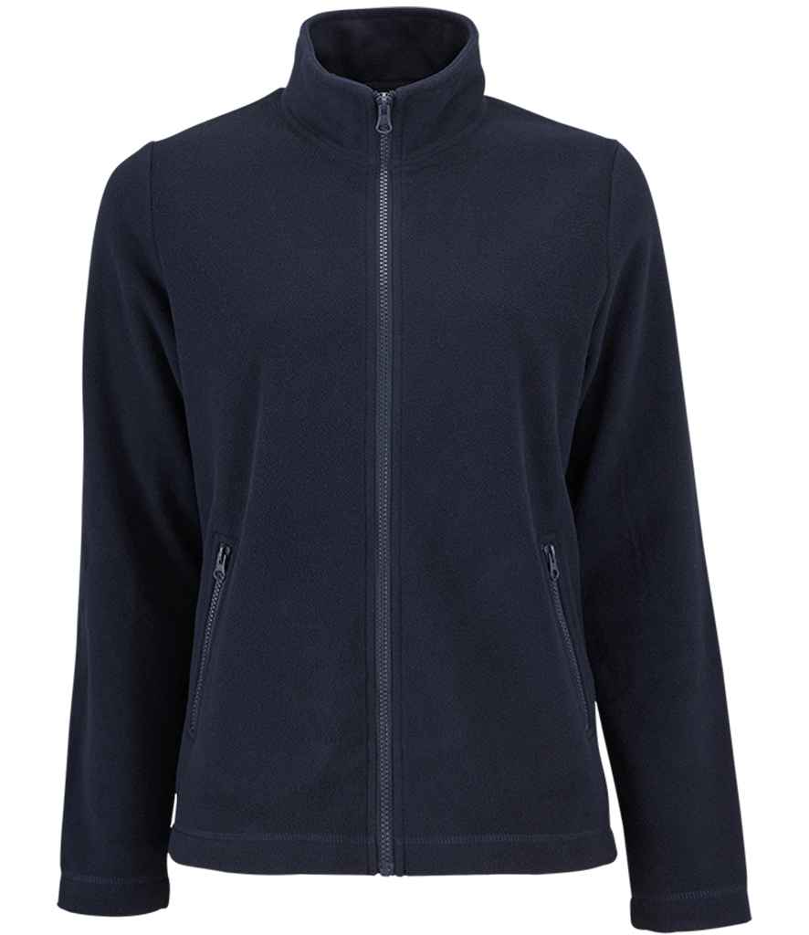 SOL'S Ladies Norman Fleece Jacket in Navy by SOL'S — Custom branded clothing by Print Press, featuring premium embroidery produced in our specialist print lab in the UK.