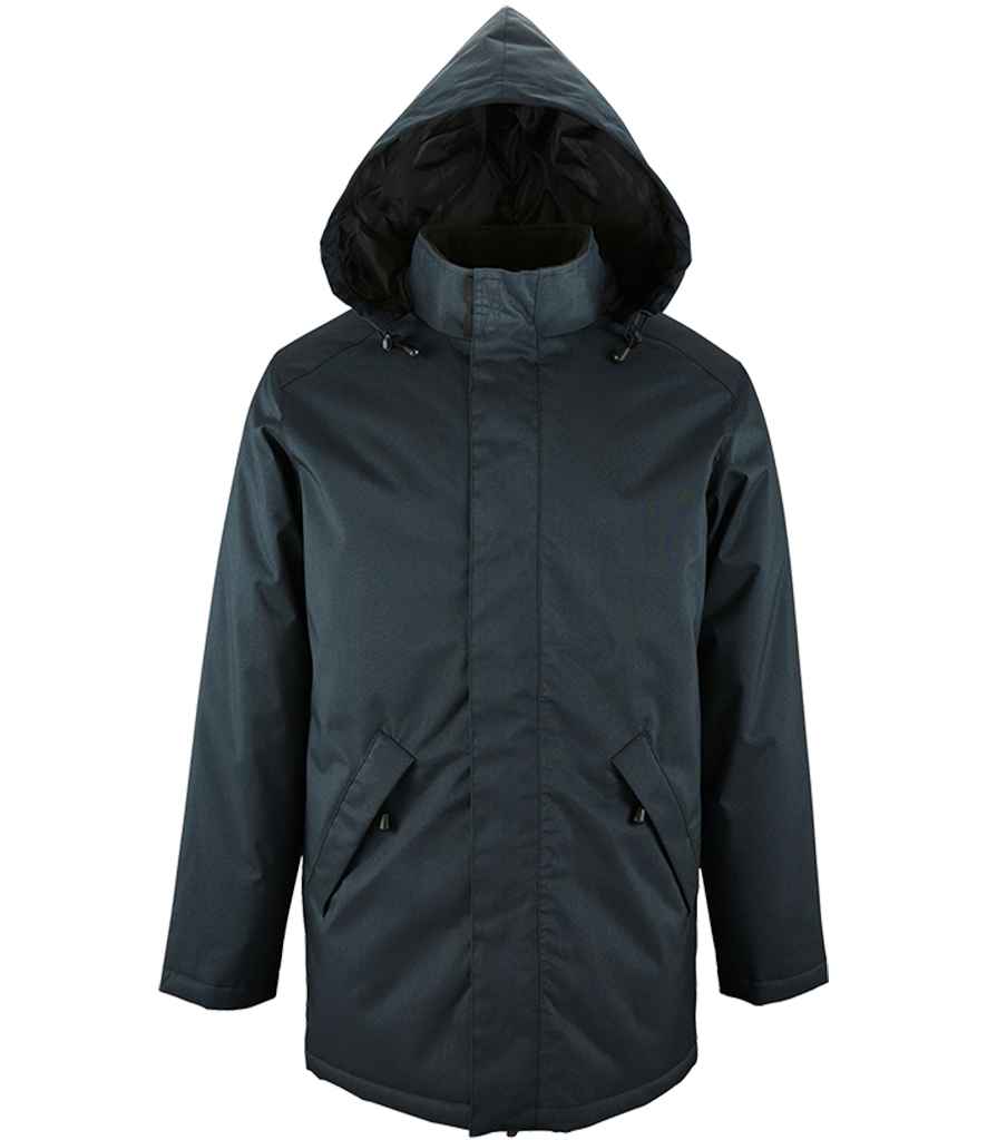 SOL'S Unisex Robyn Padded Jacket in French Navy by SOL'S — Custom branded clothing by Print Press, featuring premium embroidery produced in our specialist print lab in the UK.