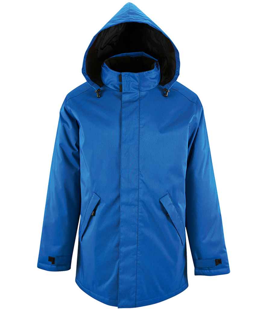SOL'S Unisex Robyn Padded Jacket in Royal Blue by SOL'S — Custom branded clothing by Print Press, featuring premium embroidery produced in our specialist print lab in the UK.