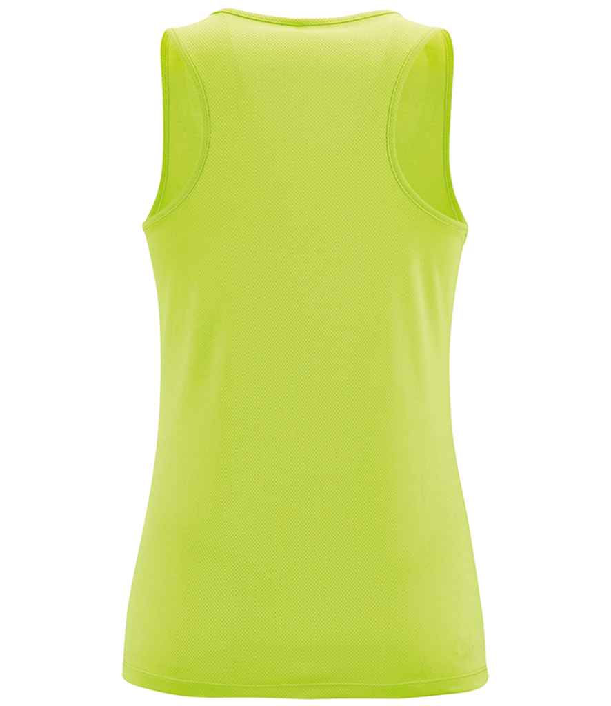 SOL'S Ladies Sporty Performance Tank Top in by SOL'S — Custom branded clothing by Print Press, featuring premium embroidery produced in our specialist print lab in the UK.